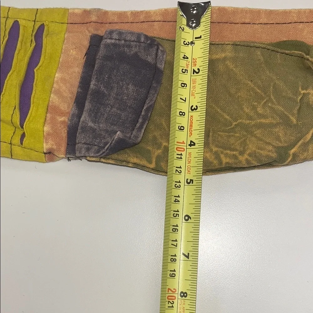 Colorful Patchwork Hobo Bag with cell phone pocket, preowned